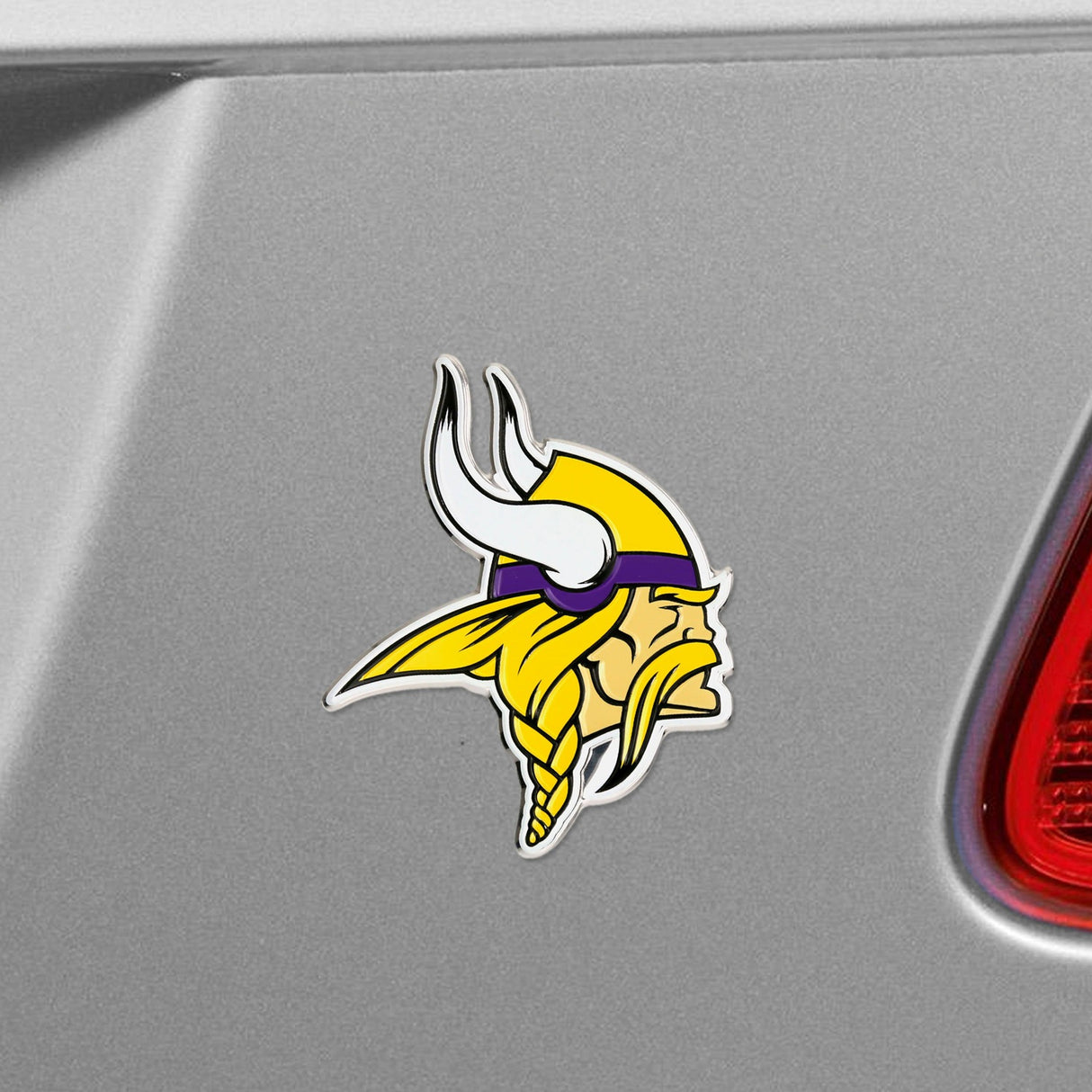 Fanmats Minnesota Vikings Heavy Duty Aluminum Embossed Color Emblem Fan Gear NFL Minnesota Vikings
