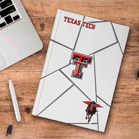 Fanmats Texas Tech Red Raiders 3 Piece Decal Sticker Set Fan Gear NCAA Texas Tech Red Raiders
