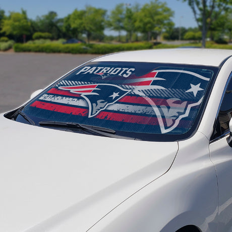 Fanmats New England Patriots Windshield Sun Shade Fan Gear NFL New England Patriots