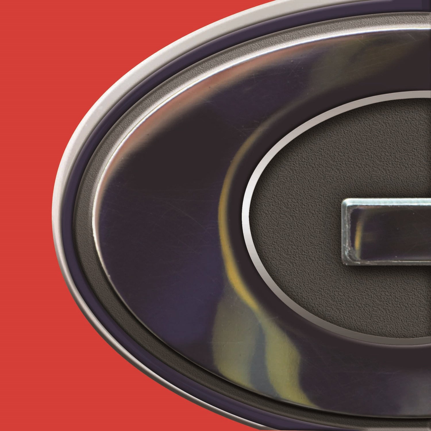 Fanmats Arizona Cardinals 3D Chrome Metal Emblem Fan Gear NFL Arizona Cardinals