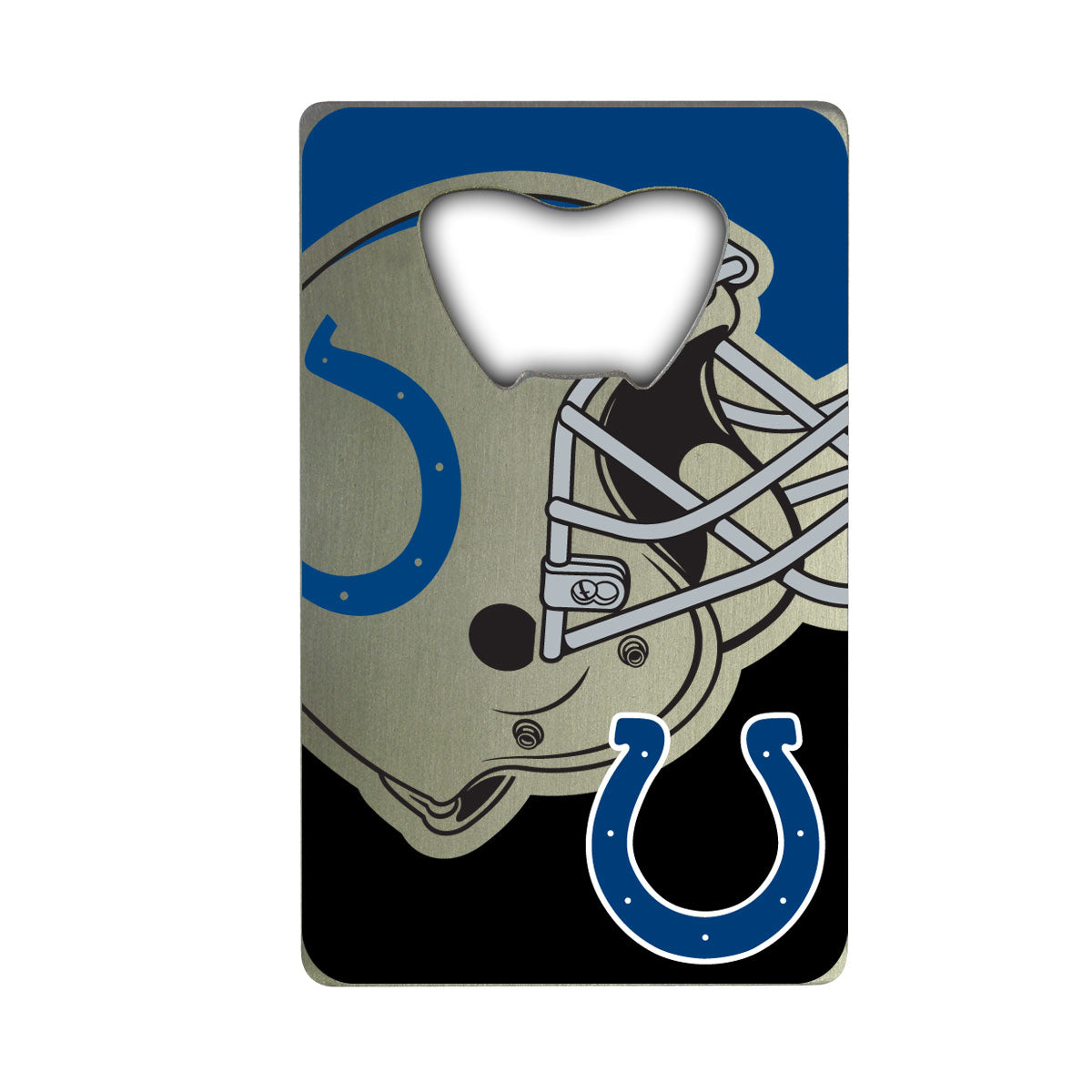 Fanmats Indianapolis Colts Credit Card Style Bottle Opener - 2” x 3.25" Fan Gear NFL Indianapolis Colts