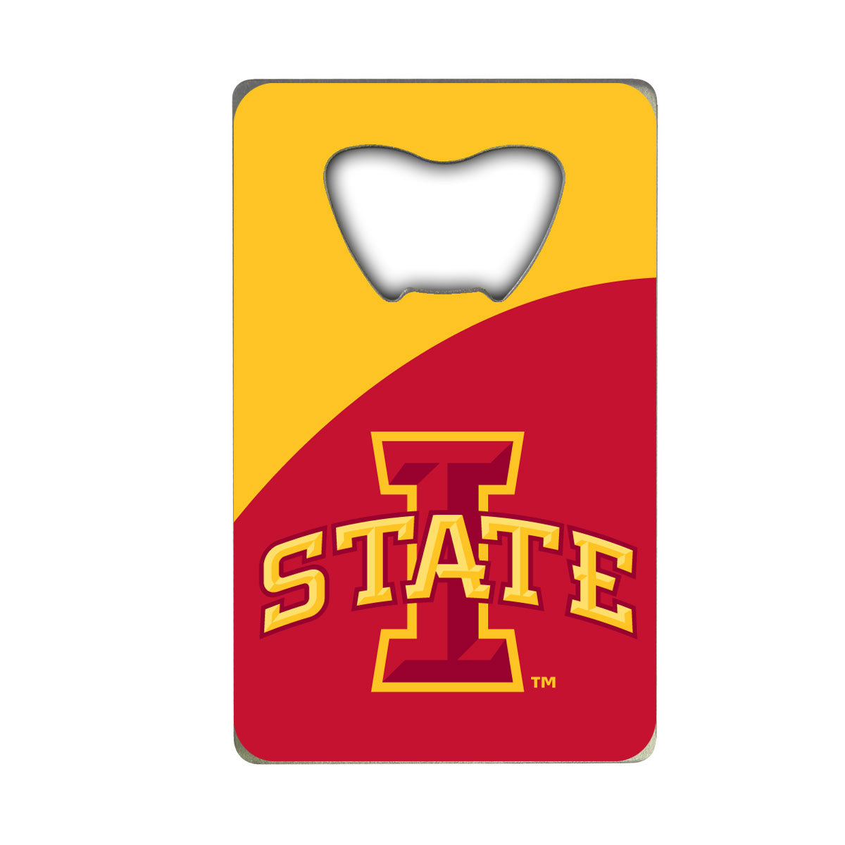 Fanmats Iowa State Cyclones Credit Card Style Bottle Opener - 2” x 3.25" Fan Gear NCAA Iowa State Cyclones