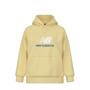 New Balance Women's Athletics French Terry Logo Hoodie Womens Apparel Sweatshirts & Fleece