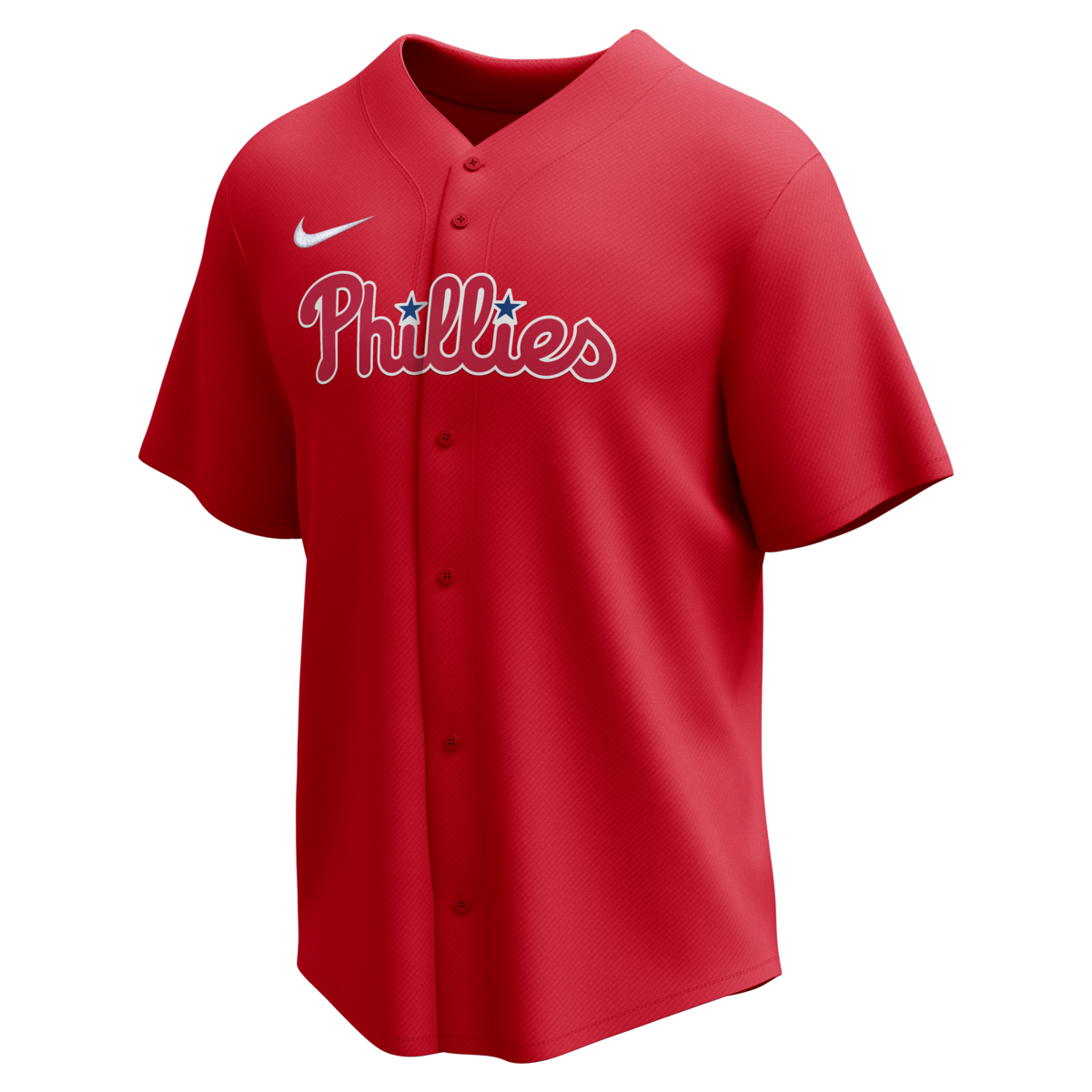 Nike Philadelphia Phillies Adult Institutional Full Button Jersey Fan Gear MLB Philadelphia Phillies