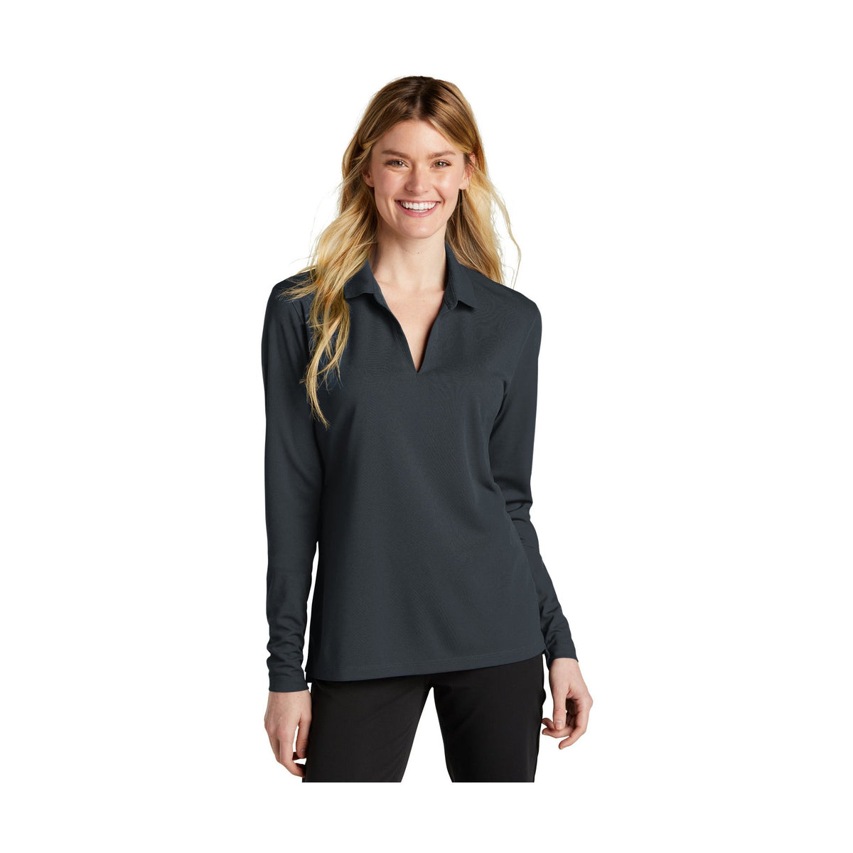 Nike Women's Dri-FIT Micro Pique 2.0 Long Sleeve Polo NKDC2105