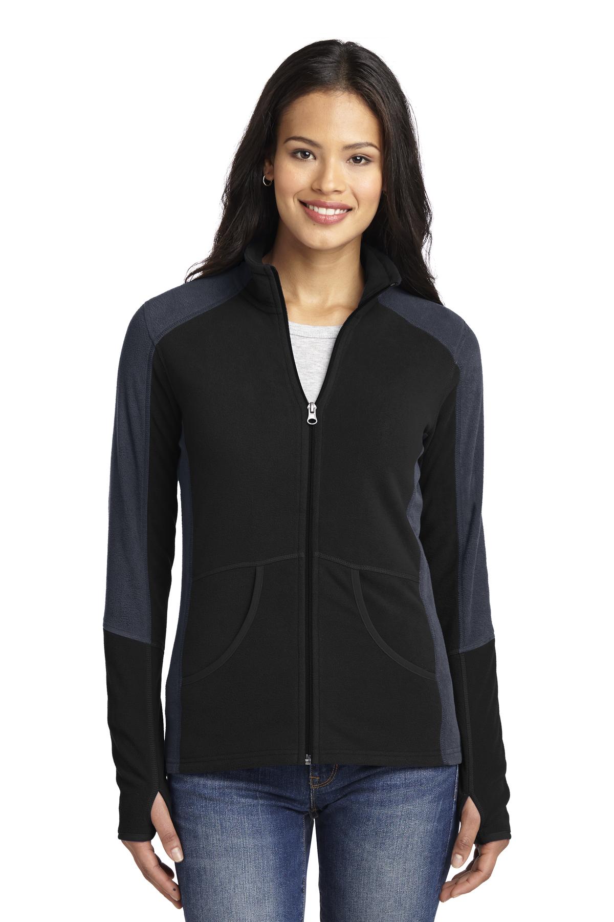 Port Authority Women's Colorblock Microfleece Jacket