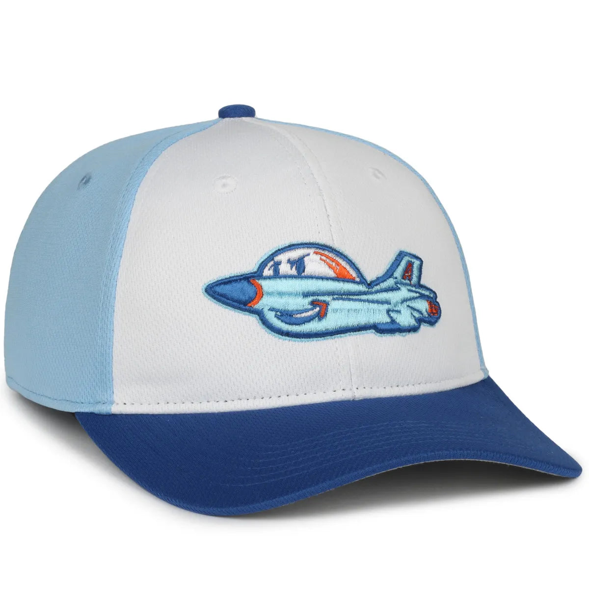 MIN-350-Aberdeen Ironbirds™ White/Light Blue/Royal 2AI Fan Gear MiLB Aberdeen Ironbirds