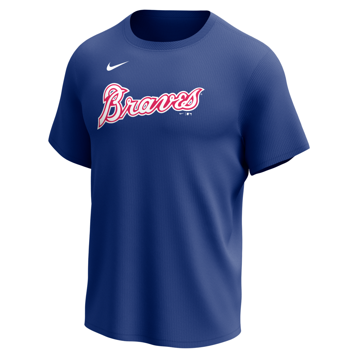 Nike Atlanta Braves Men's Crew Neck Synthetic City Connect Tee-1