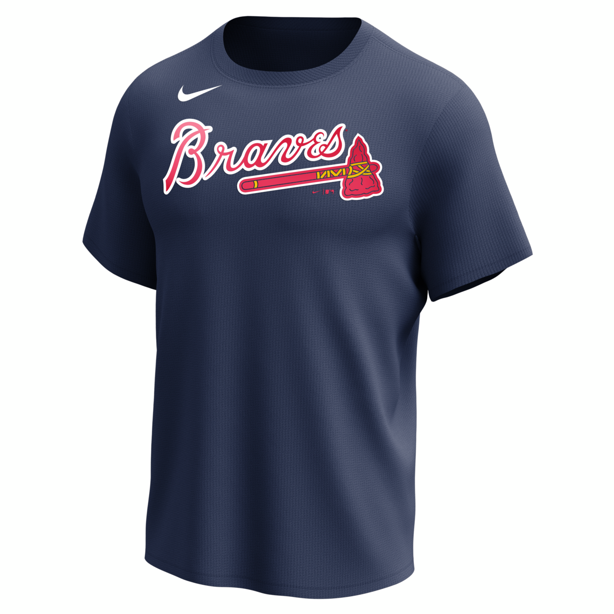 Nike Atlanta Braves Men's Crew Neck Synthetic City Connect Tee
