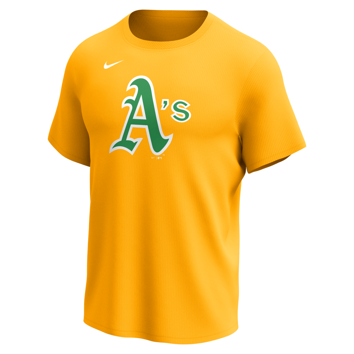 Nike Oakland Athletics 1981-84 Adult Institutional Short Sleeve Cooperstown Crew Neck Tee Fan Gear MLB Oakland Athletics