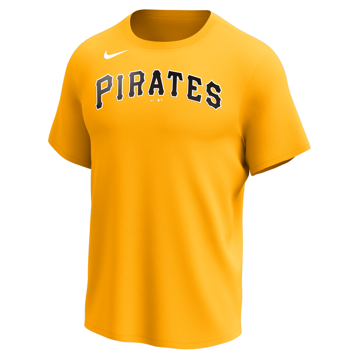 Nike Pittsburgh Pirates Men's Crew Neck Synthetic City Connect Tee Fan Gear MLB Pittsburgh Pirates