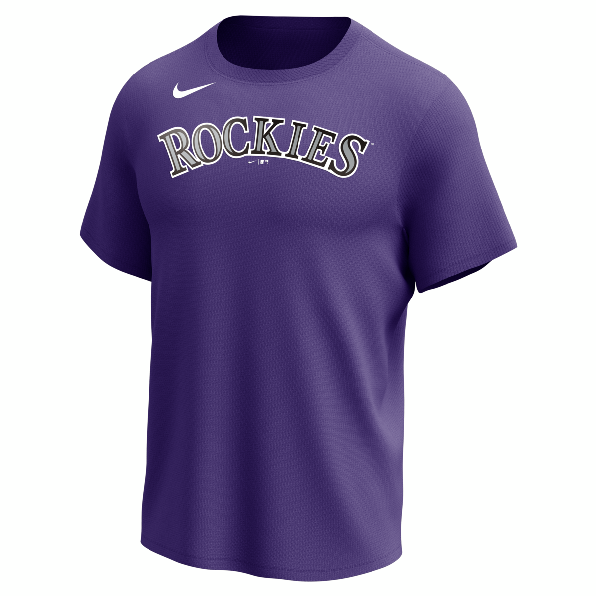 Nike Colorado Rockies Men's Crew Neck Synthetic City Connect Tee Fan Gear MLB Colorado Rockies