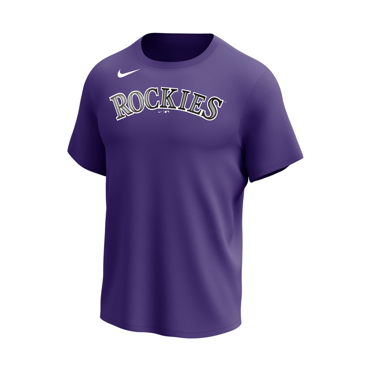 Nike Colorado Rockies Men's Crew Neck Synthetic City Connect Tee