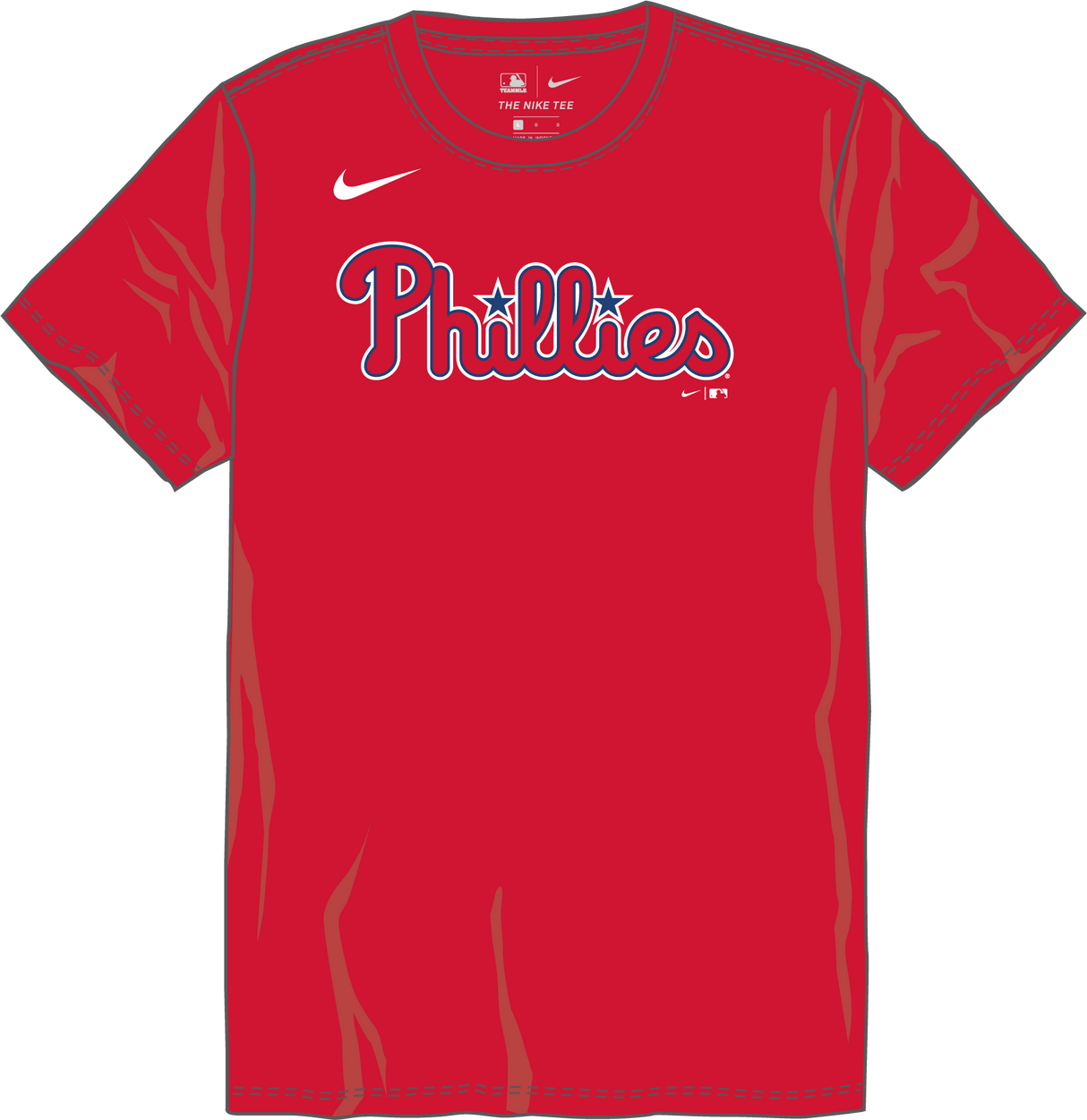Nike Philadelphia Phillies 80s Youth Institutional Short Sleeve Cooperstown Crew Neck Fan Gear MLB Philadelphia Phillies