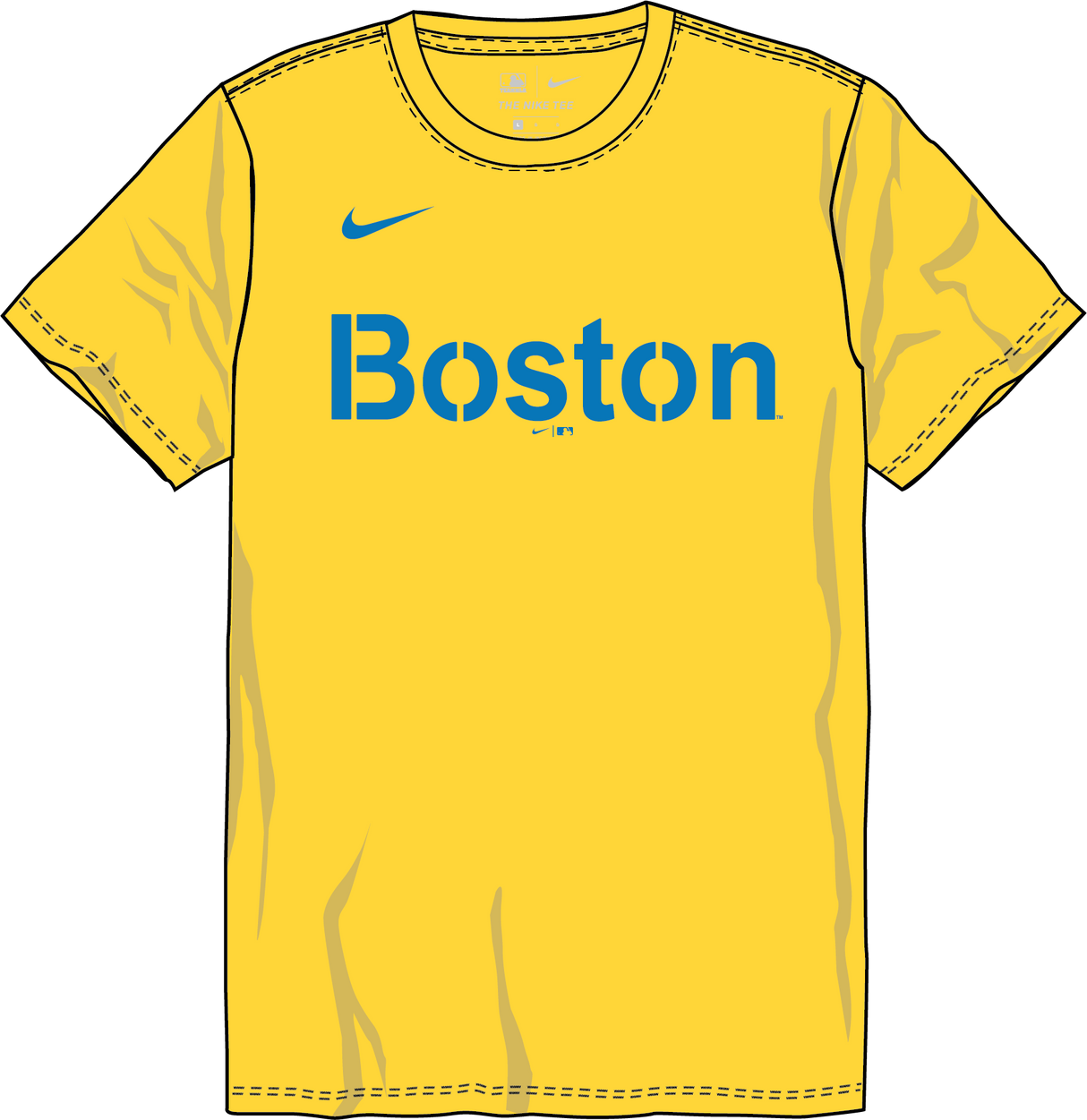 Nike Boston Red Sox Youth Institutional Short Sleeve Crew Neck Tee