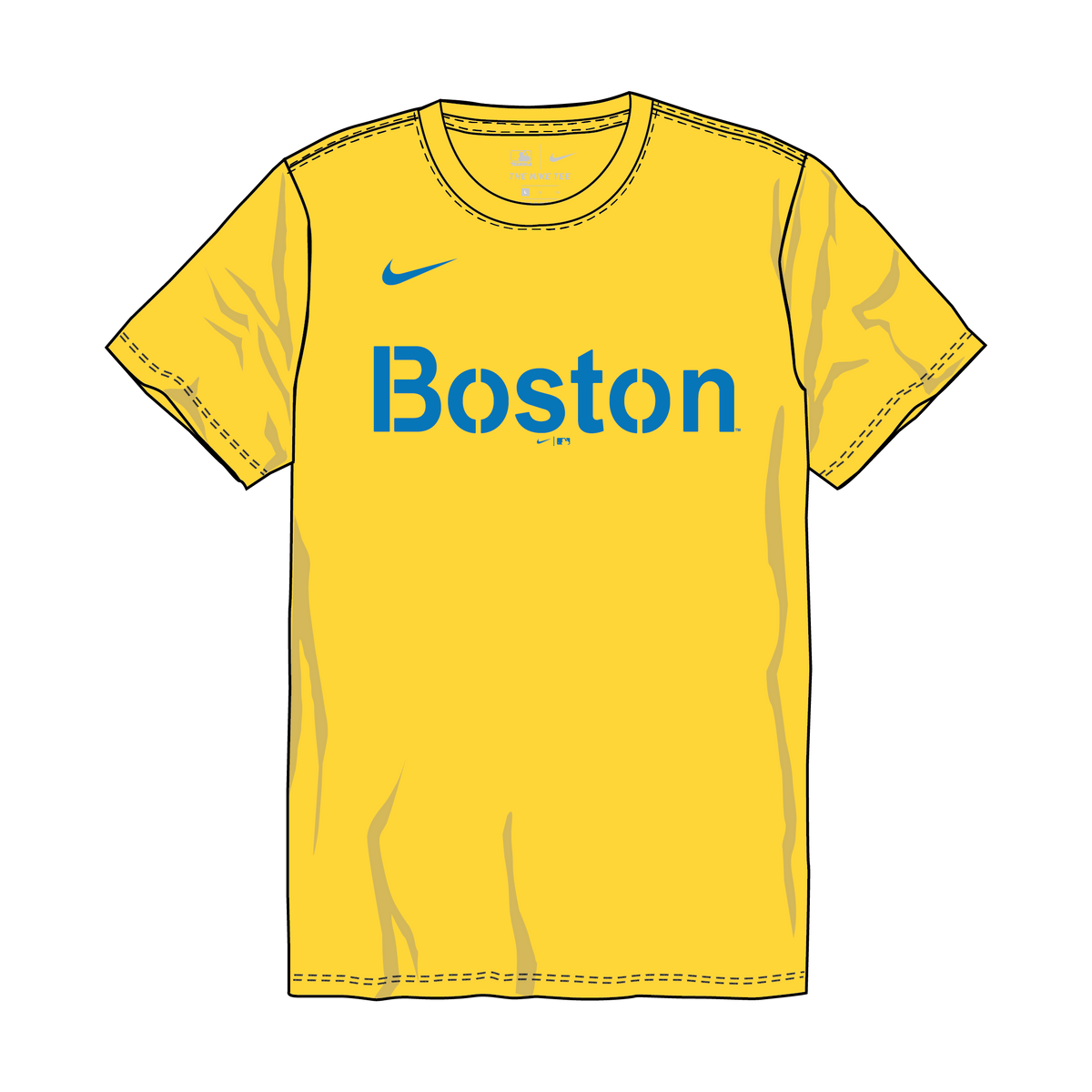 Nike Boston Red Sox Youth Institutional Short Sleeve Crew Neck Tee