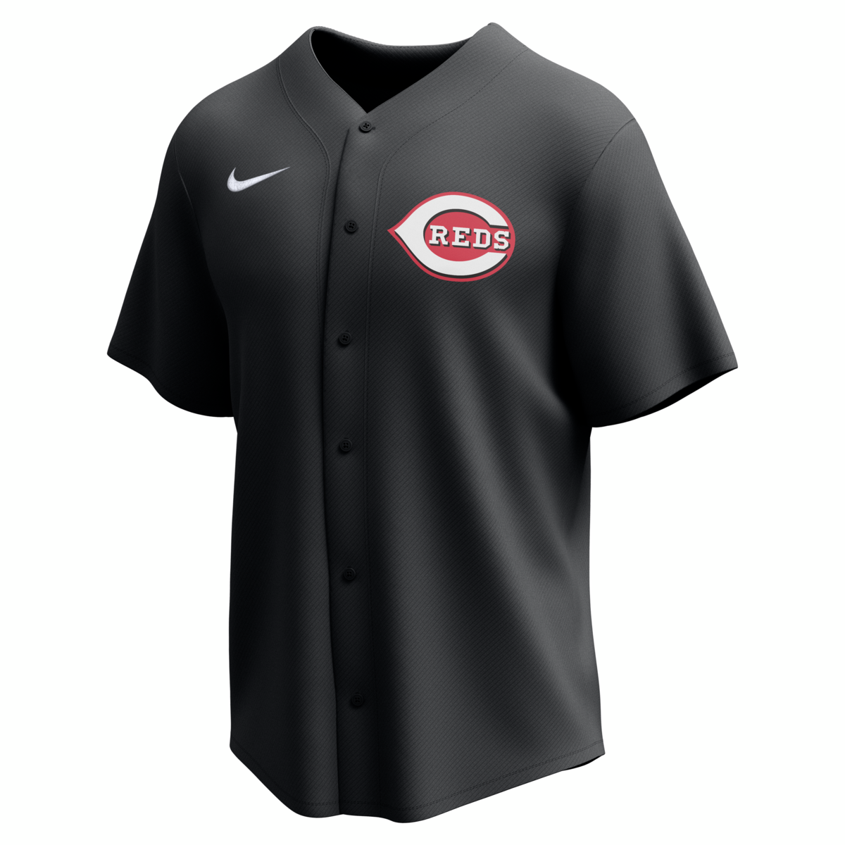 Nike Cincinnati Reds Adult Institutional Full Button Jersey Fan Gear MLB Cincinnati Reds