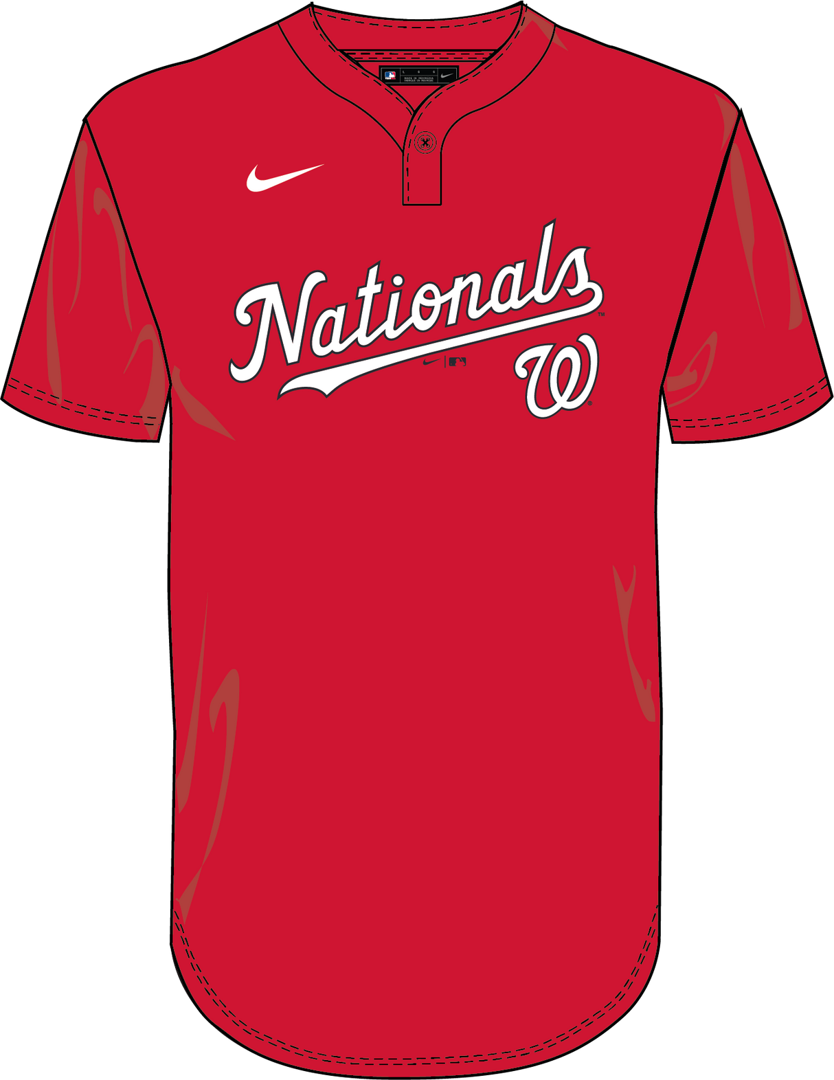 Nike Washington Nationals Youth 1-Button Jersey Fan Gear MLB Washington Nationals