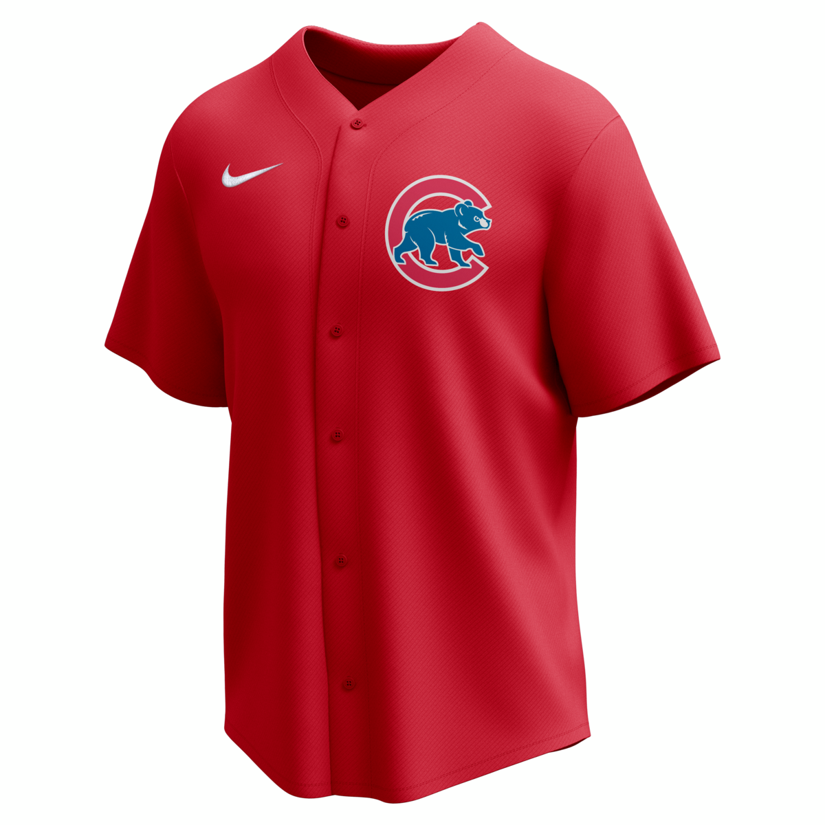 Nike Chicago Cubs Adult Institutional Full Button Jersey Fan Gear MLB Chicago Cubs