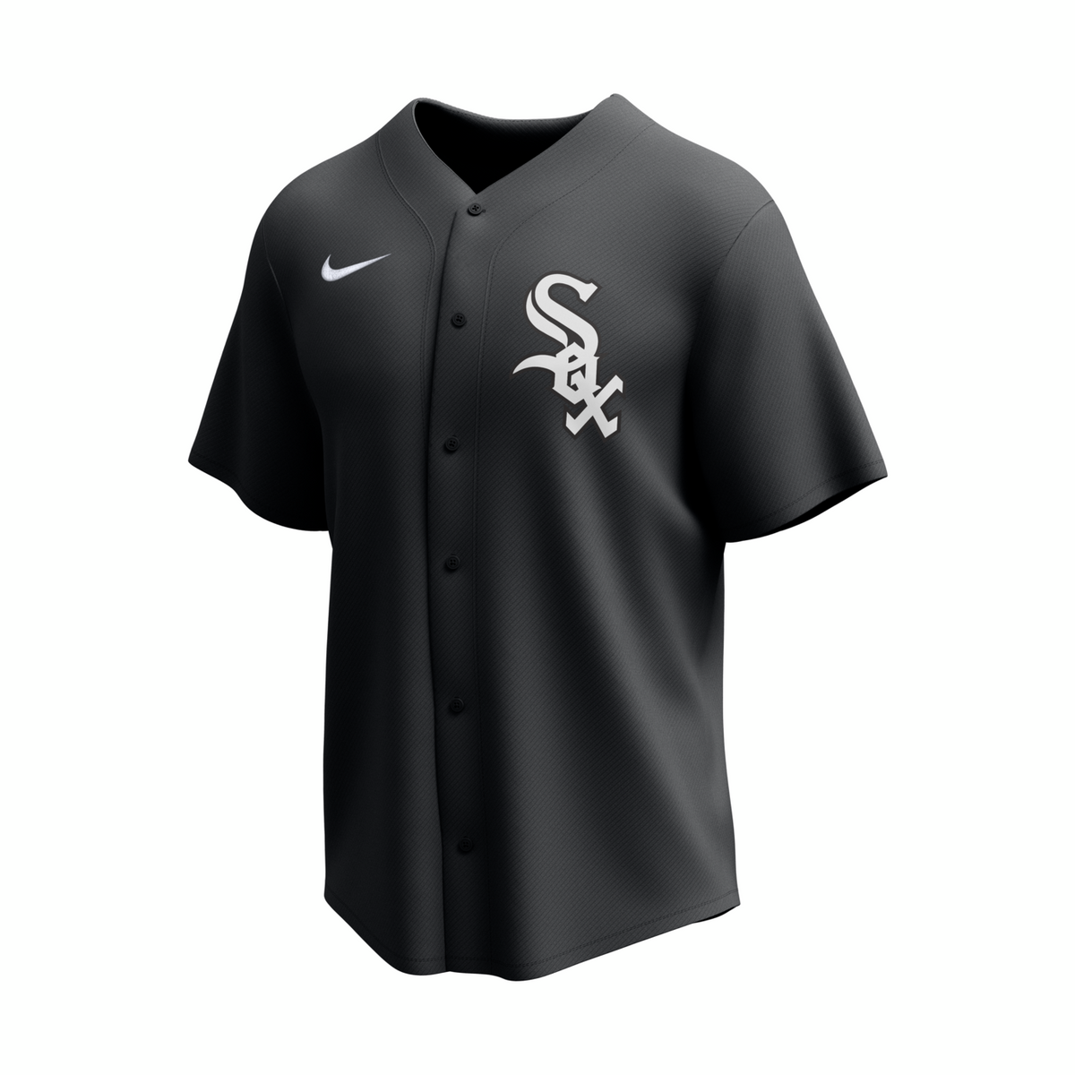 Nike Chicago White Sox Adult Institutional Full Button Jersey-1