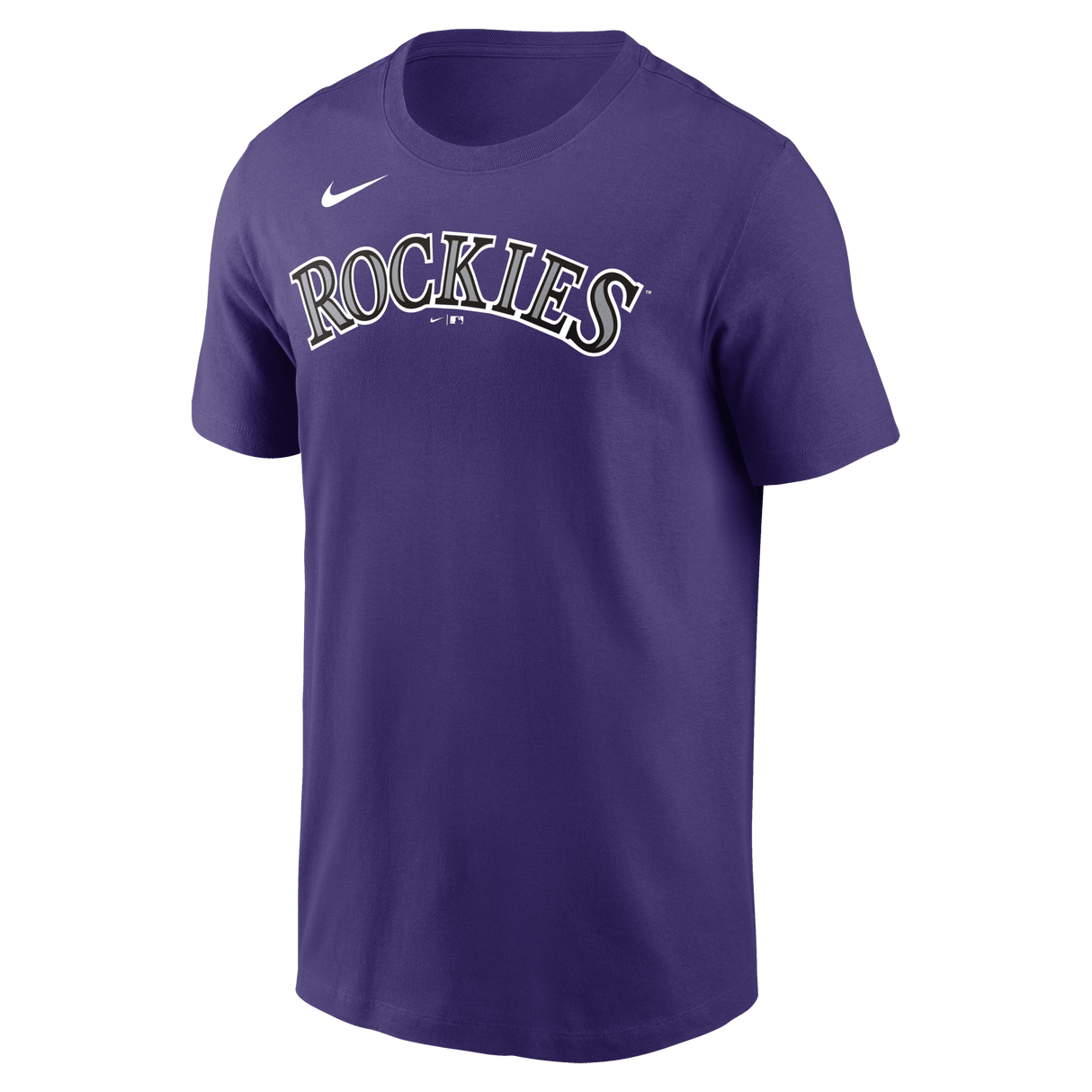 Nike Colorado Rockies Adult Institiutional Short Sleeve Cotton Tee Fan Gear MLB Colorado Rockies