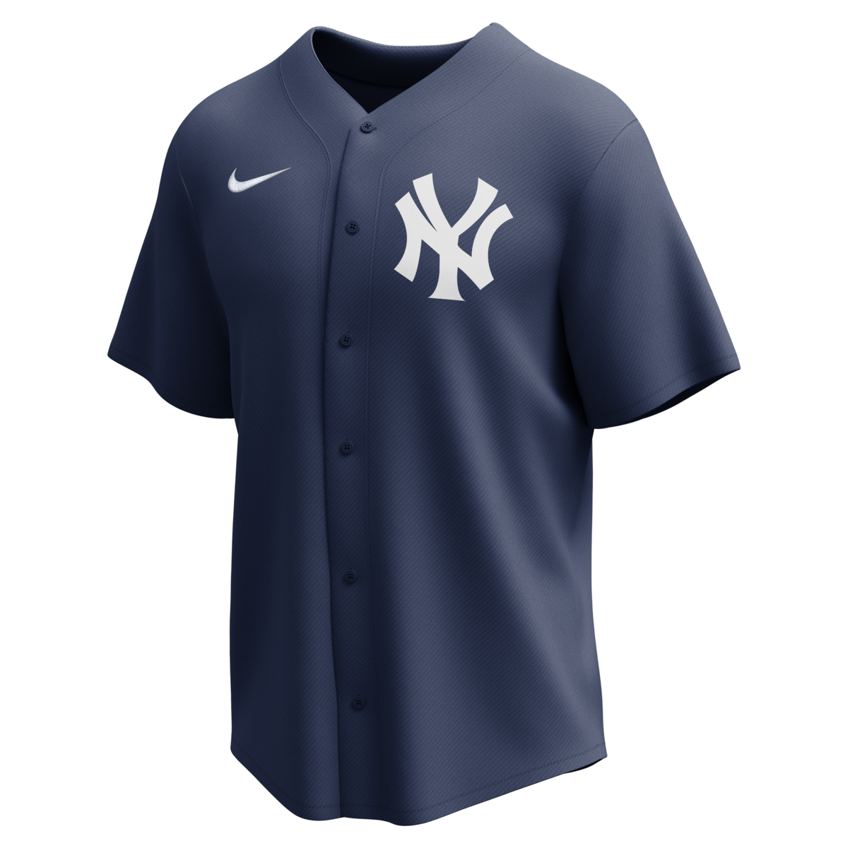 Nike New York Yankees Adult Institutional Full Button Jersey Fan Gear MLB New York Yankees