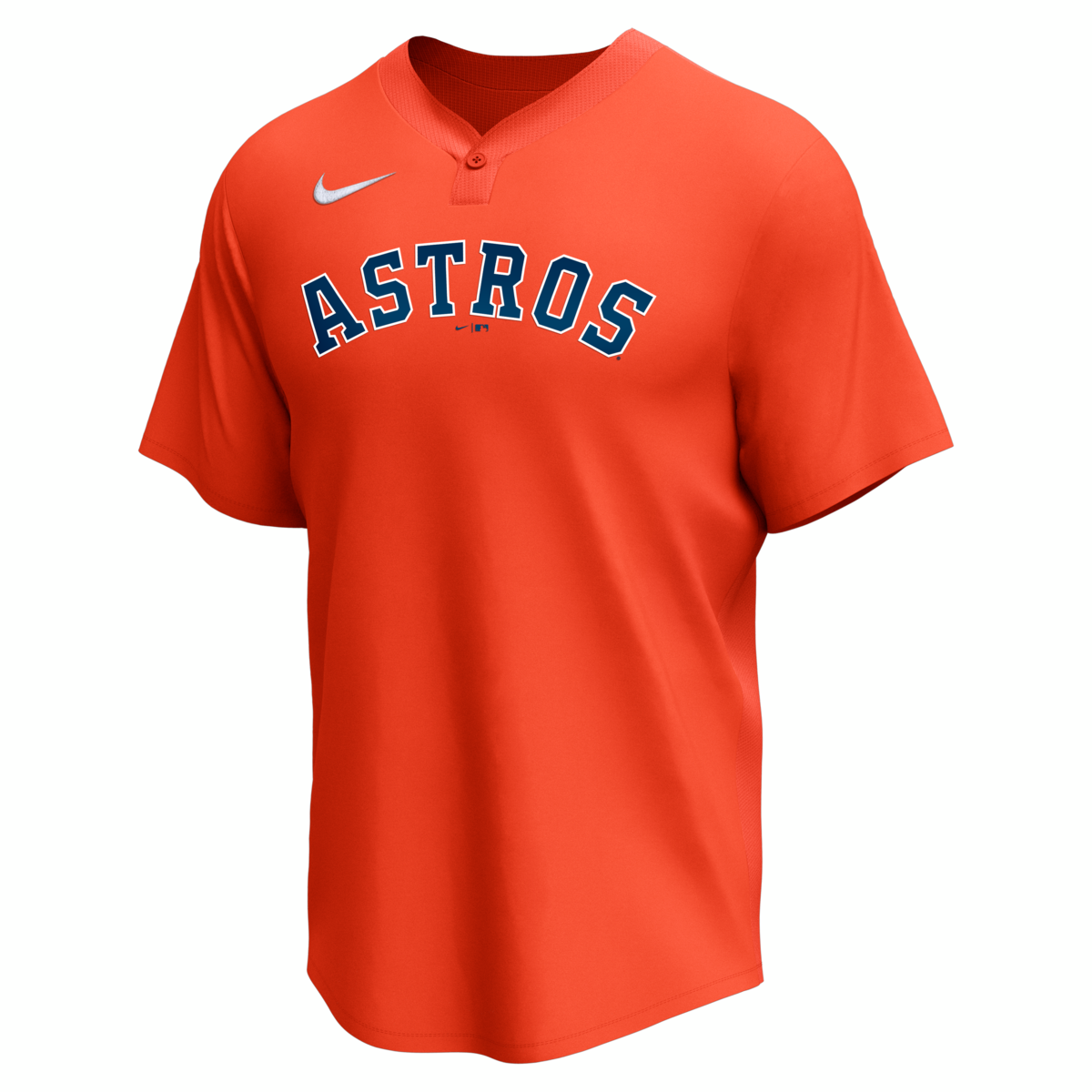 Nike Houston Astros Adult Institutional 1 Button Pullover Fan Gear MLB Houston Astros
