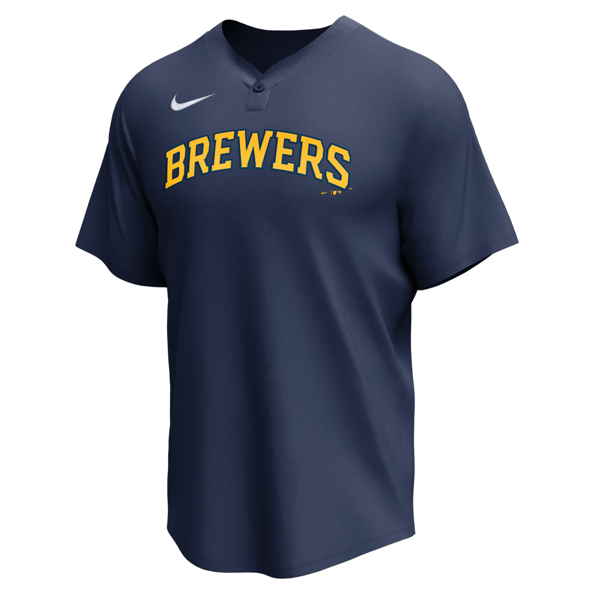 Nike Milwaukee Brewers Adult Institutional 1 Button Pullover Fan Gear MLB Milwaukee Brewers