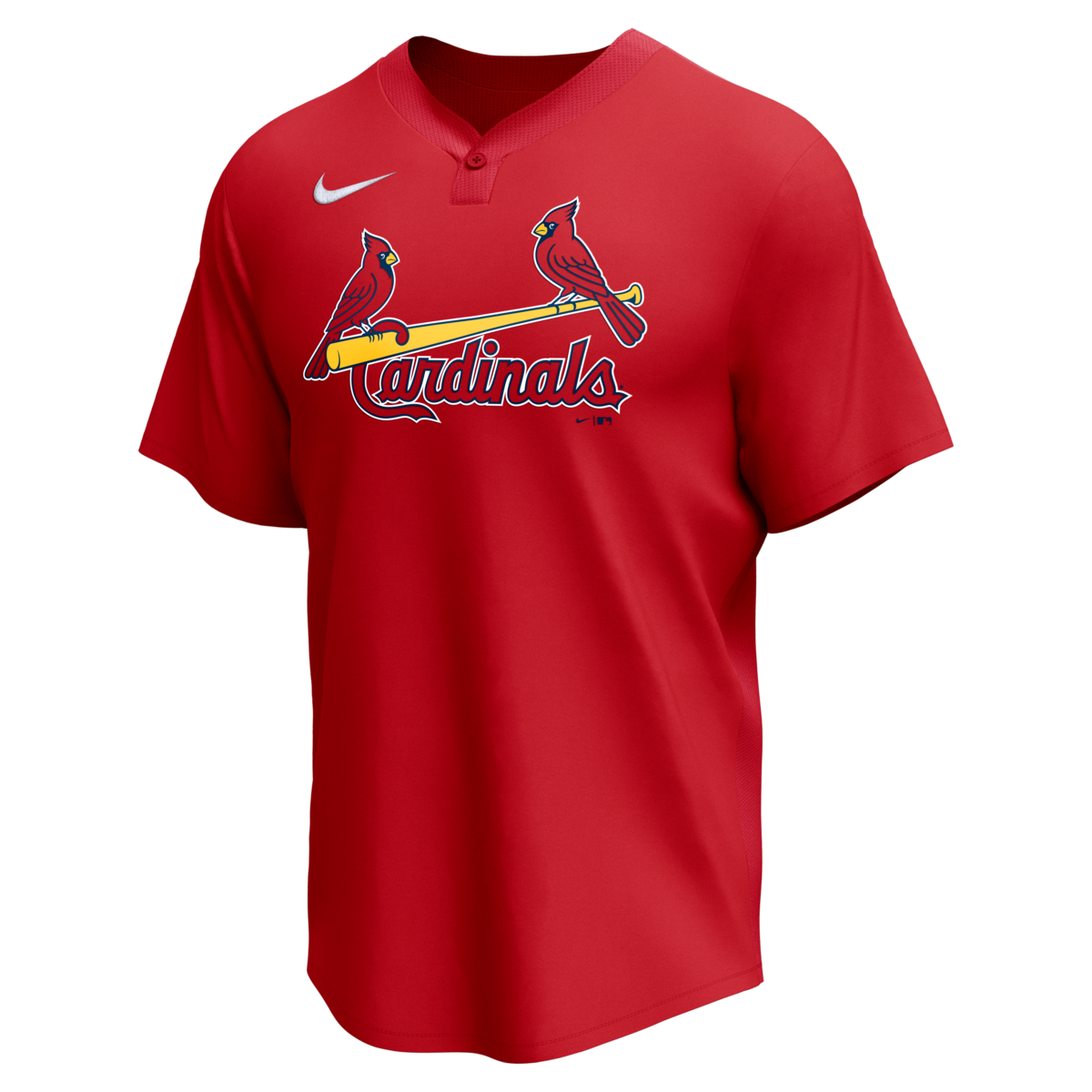 Nike St. Louis Cardinals Adult Institutional 1 Button Pullover Fan Gear MLB St. Louis Cardinals