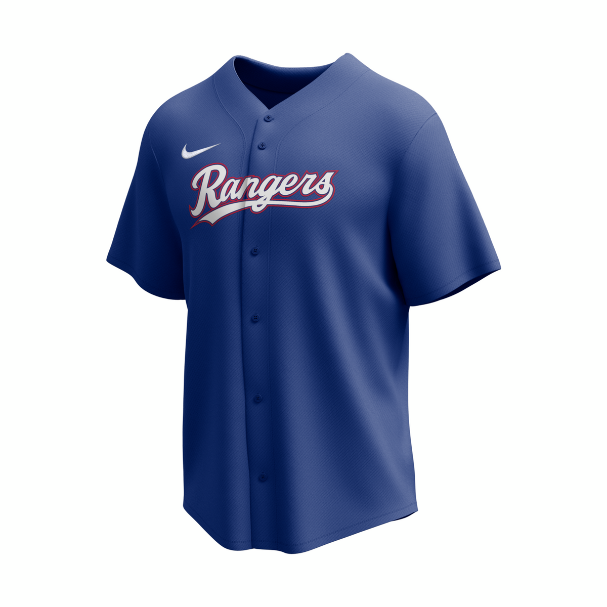 Nike Texas Rangers Adult Institutional Full Button Jersey