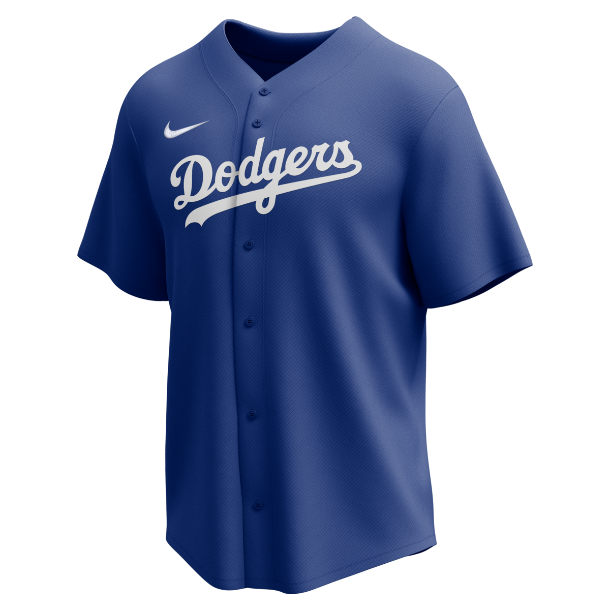 Nike Los Angeles Dodgers Adult Institutional Full Button Jersey-1