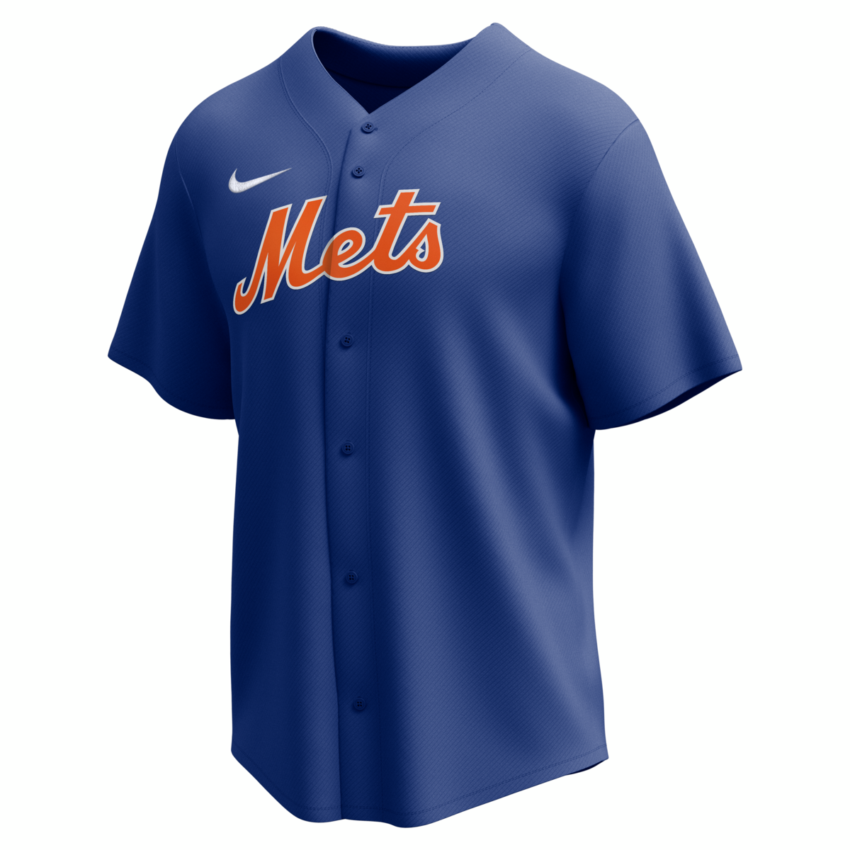 Nike New York Mets Adult Institutional Full Button Jersey-1