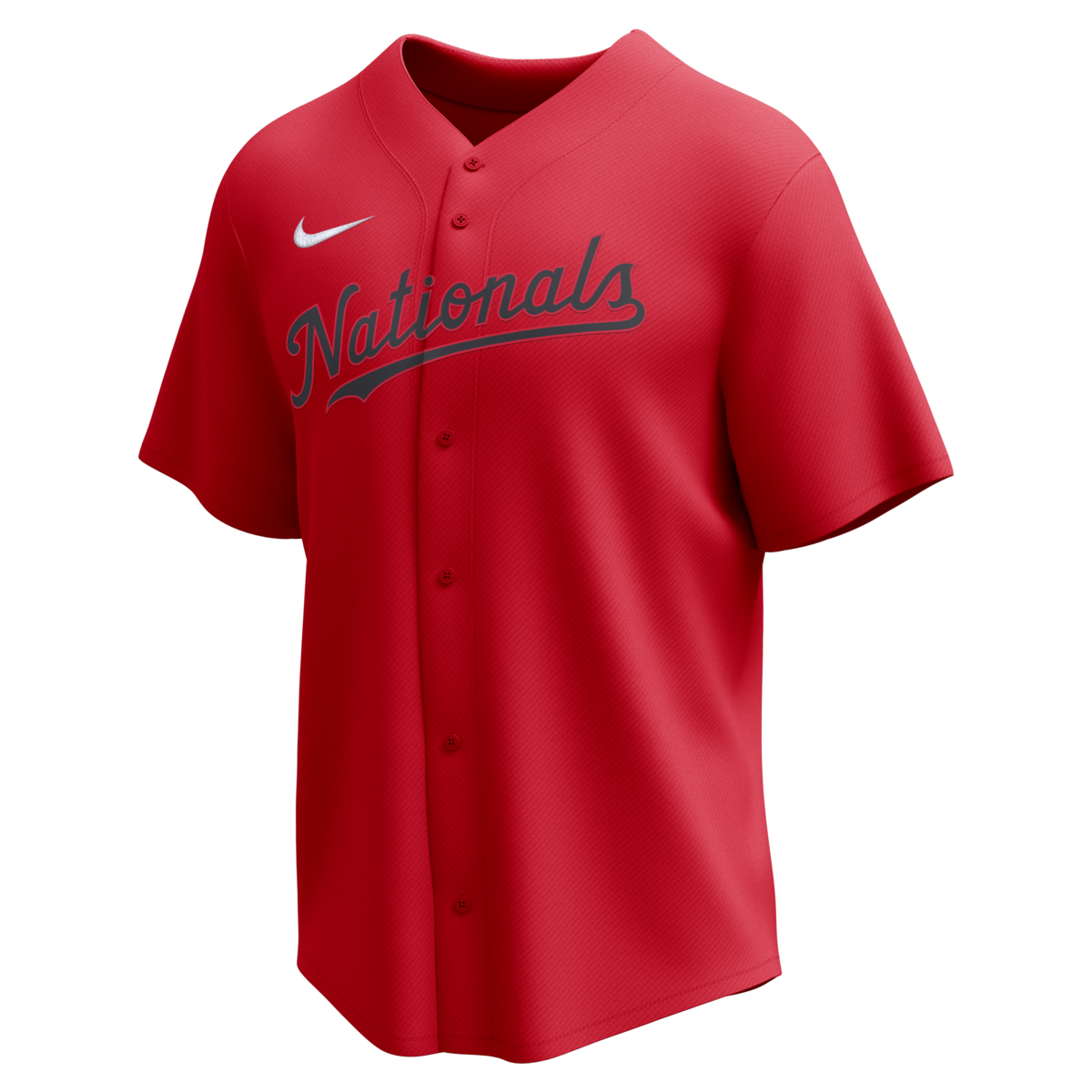 Nike Washington Nationals Men's Dri-Fit Full Button Jersey Fan Gear MLB Washington Nationals