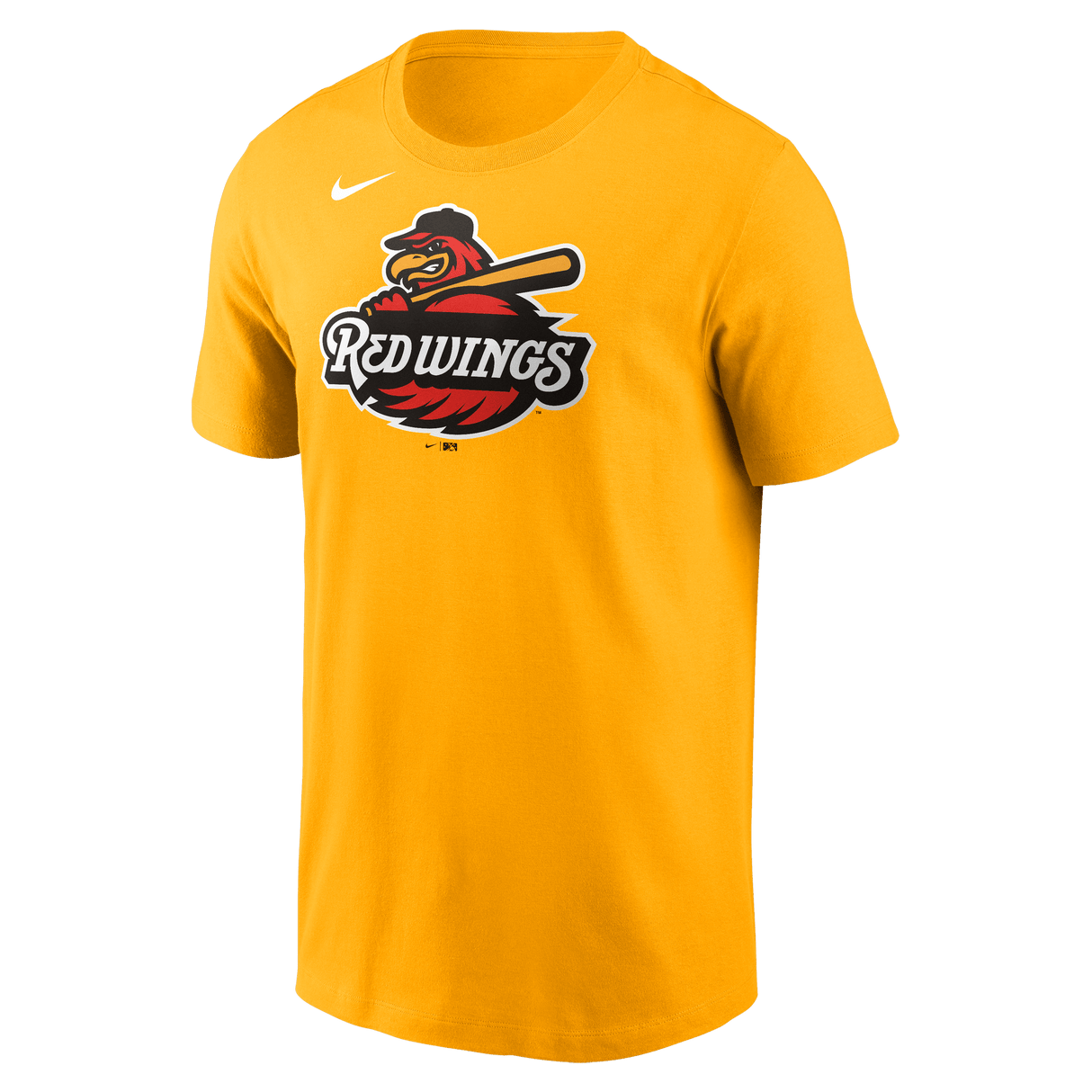 Nike Rochester Red Wings Men's Nike Short Sleeve Club Crew Tee Fan Gear MiLB Rochester Red Wings