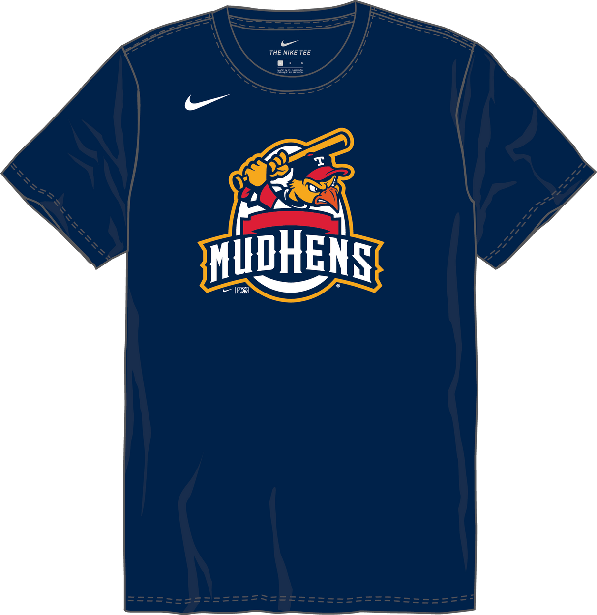 Nike Toledo Mud Hens Youth Institutional Short Sleeve Cotton Tee Fan Gear MiLB Toledo Mud Hens