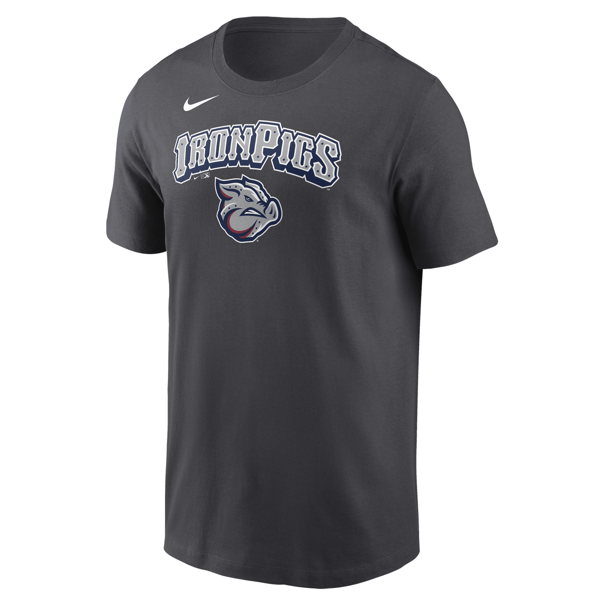 Nike Lehigh Valley Ironpigs Men's Nike Short Sleeve Club Crew Tee Fan Gear MiLB Lehigh Valley Ironpigs