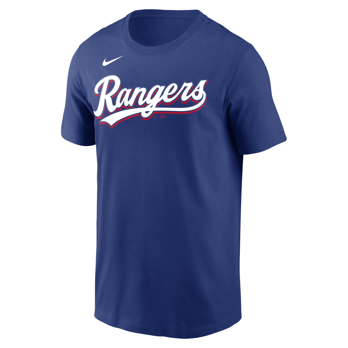 Nike Texas Rangers Adult Institiutional Short Sleeve Cotton Tee Fan Gear MLB Texas Rangers