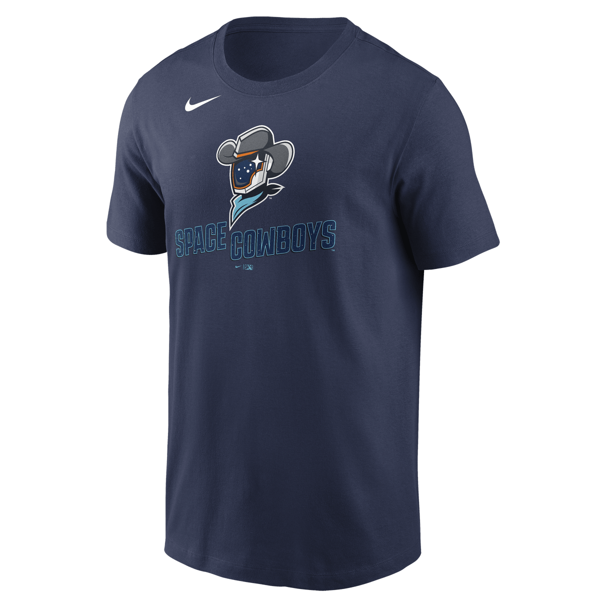 Nike Sugar Land Space Cowboys Men's Nike Short Sleeve Club Crew Tee Fan Gear MiLB Sugar Land Space Cowboys