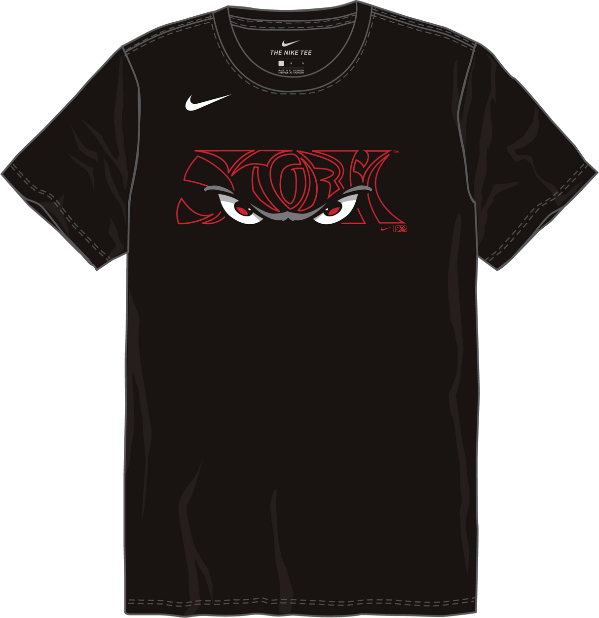 Nike Lake Elsinore Storm Youth Institutional Short Sleeve Cotton Tee Fan Gear MiLB Lake Elsinore Storm