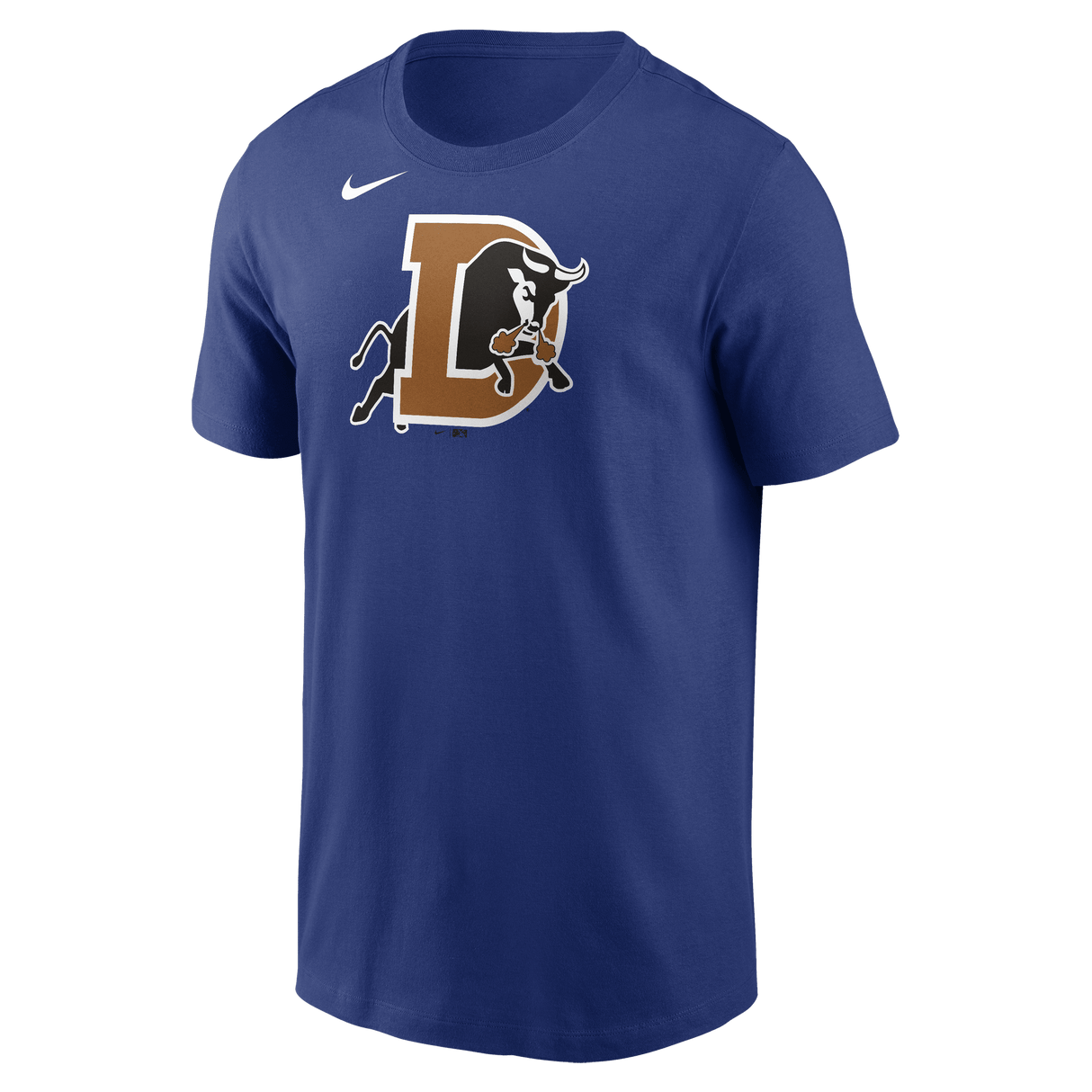 Nike Durham Bulls Adult Institiutional Short Sleeve Cotton Tee Fan Gear MiLB Durham Bulls