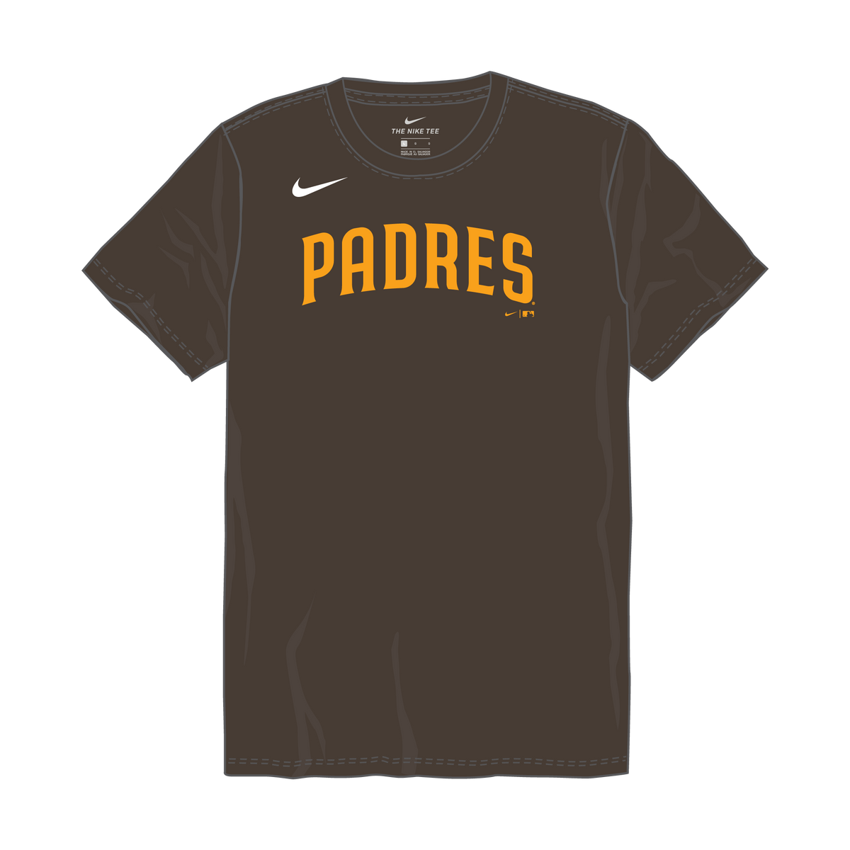 Nike San Diego Padres Youth Institutional Short Sleeve Cotton Tee
