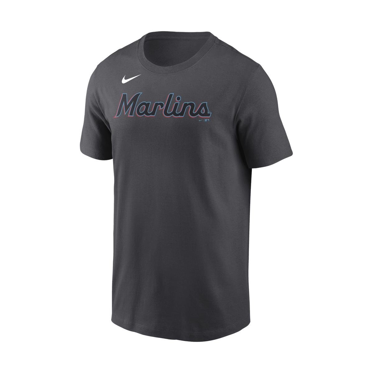 Nike Miami Marlins Adult Institiutional Short Sleeve Cotton Tee-1