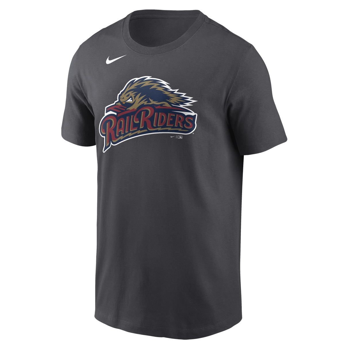 Nike Scranton Wilkes-Barre Railride Adult Institiutional Short Sleeve Cotton Tee Fan Gear MiLB Scranton Wilkes-Barre Railride