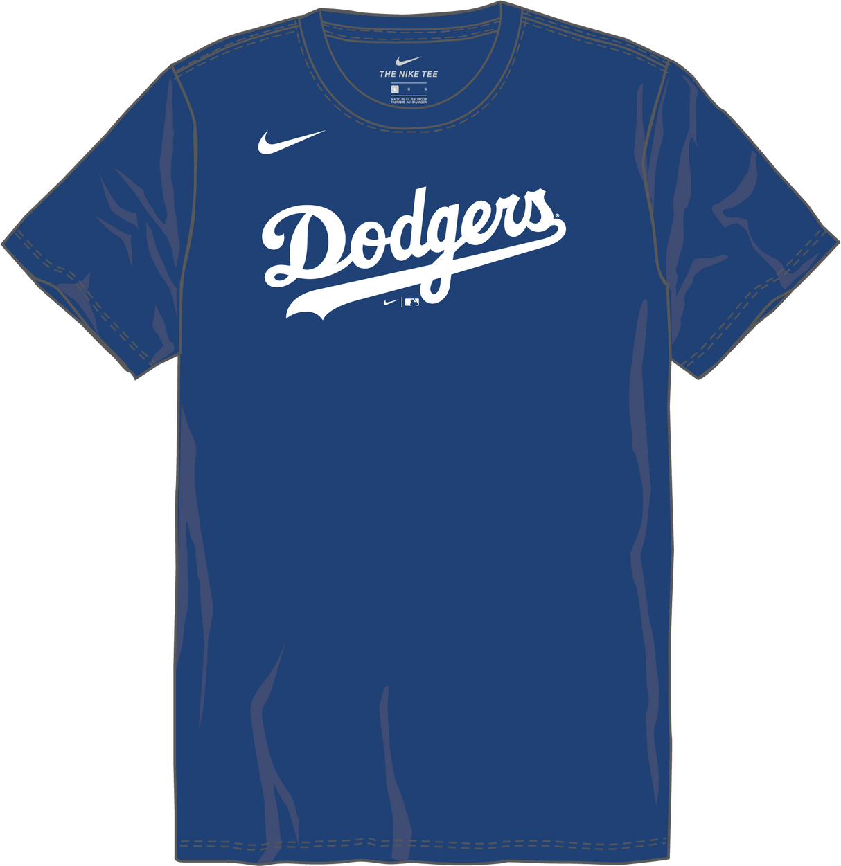 Nike Los Angeles Dodgers Youth Institutional Short Sleeve Cotton Tee