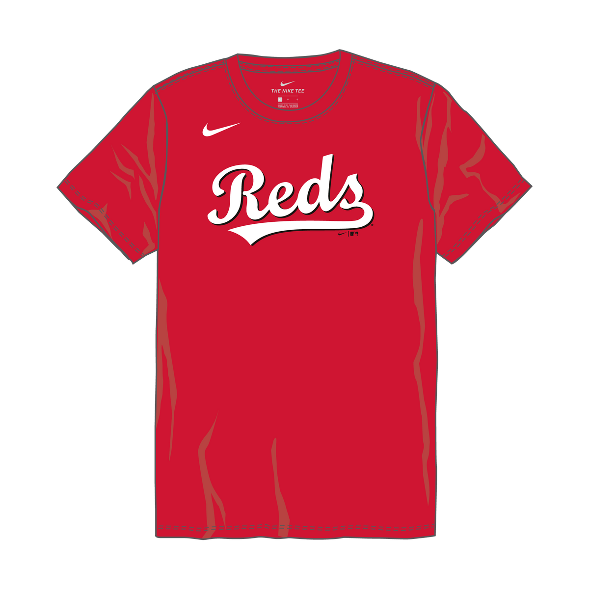 Nike Cincinnati Reds Youth Institutional Short Sleeve Cotton Tee