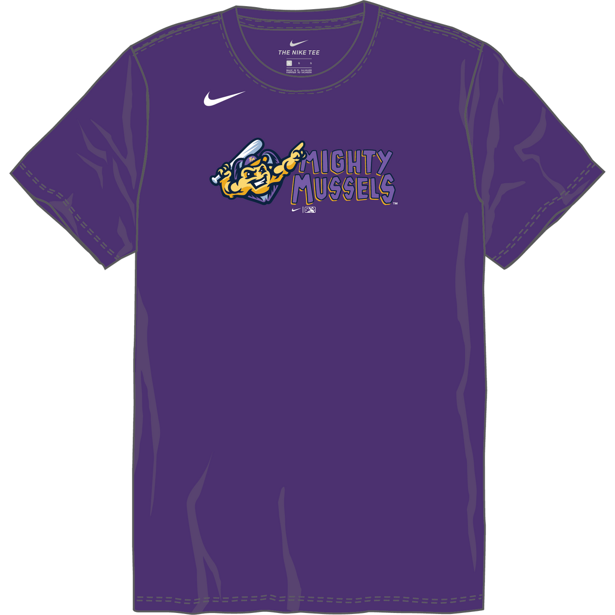 Nike Fort Myers Mighty Mussels Youth Institutional Short Sleeve Cotton Tee