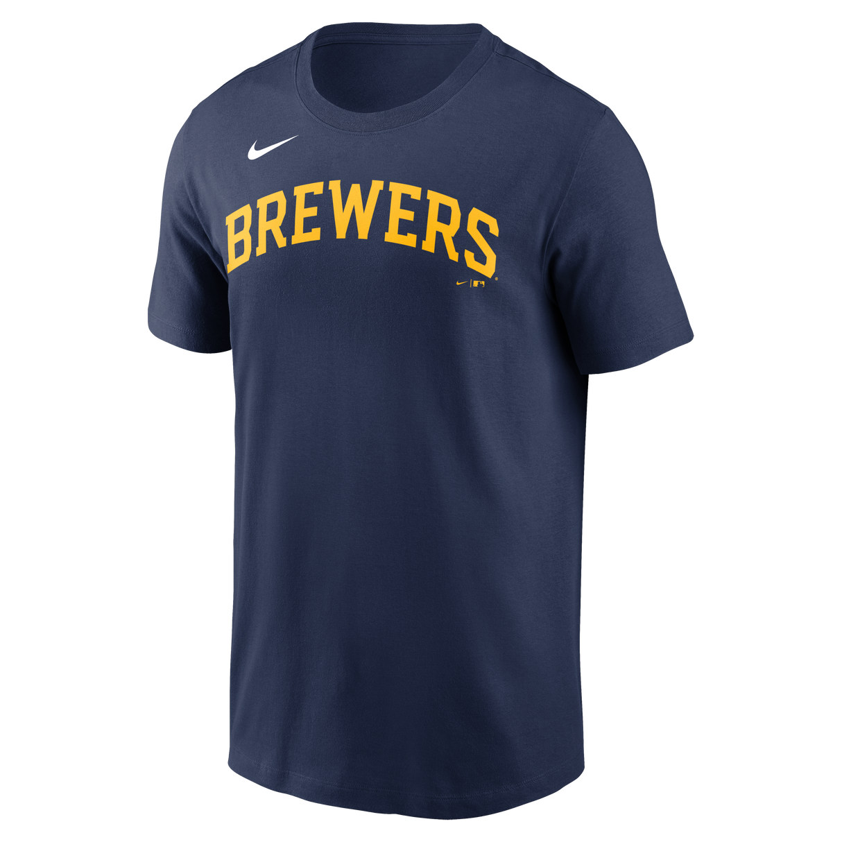 Nike Milwaukee Brewers Adult Institiutional Short Sleeve Cotton Tee-1