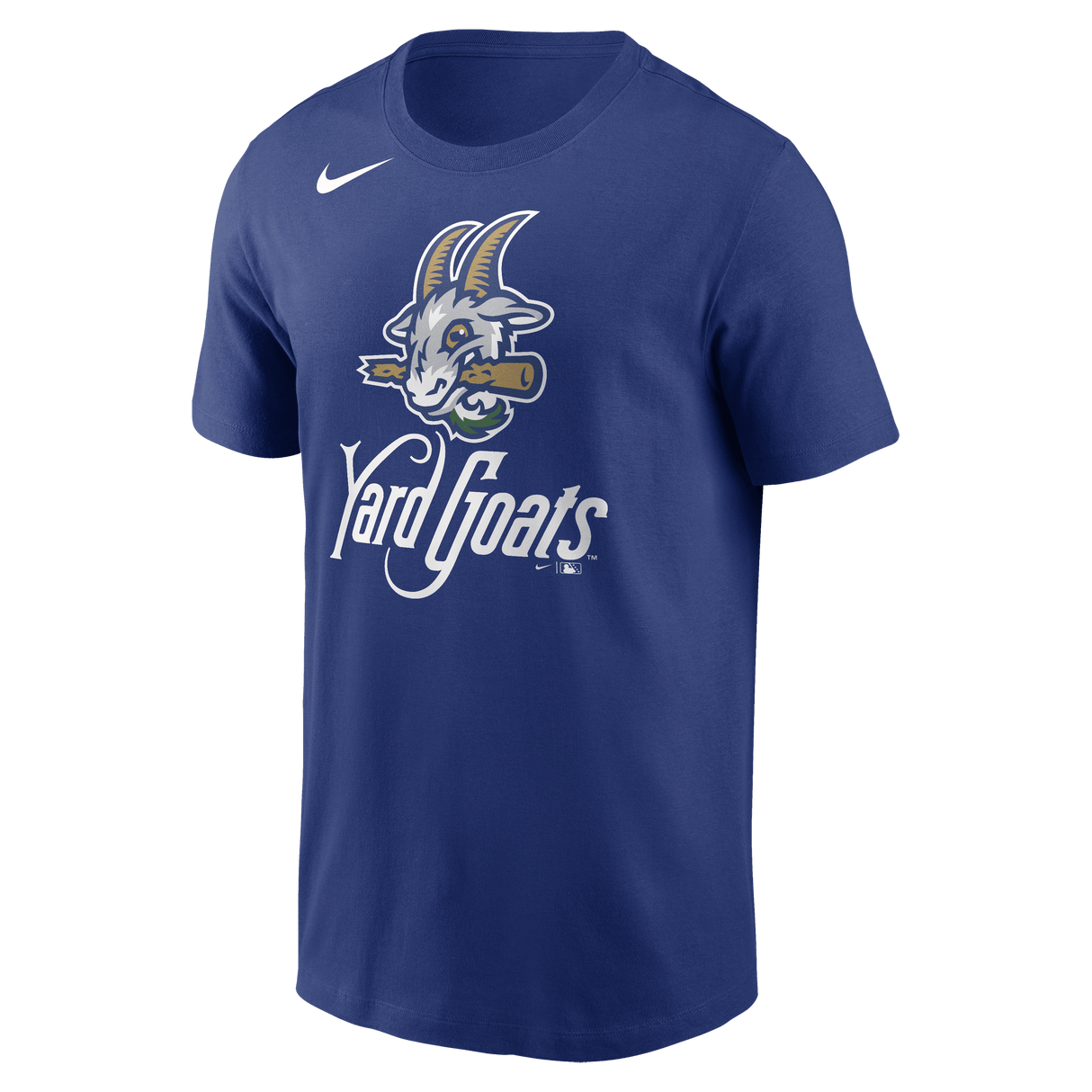 Nike Hartford Yard Goats Adult Institiutional Short Sleeve Cotton Tee Fan Gear MiLB Hartford Yard Goats