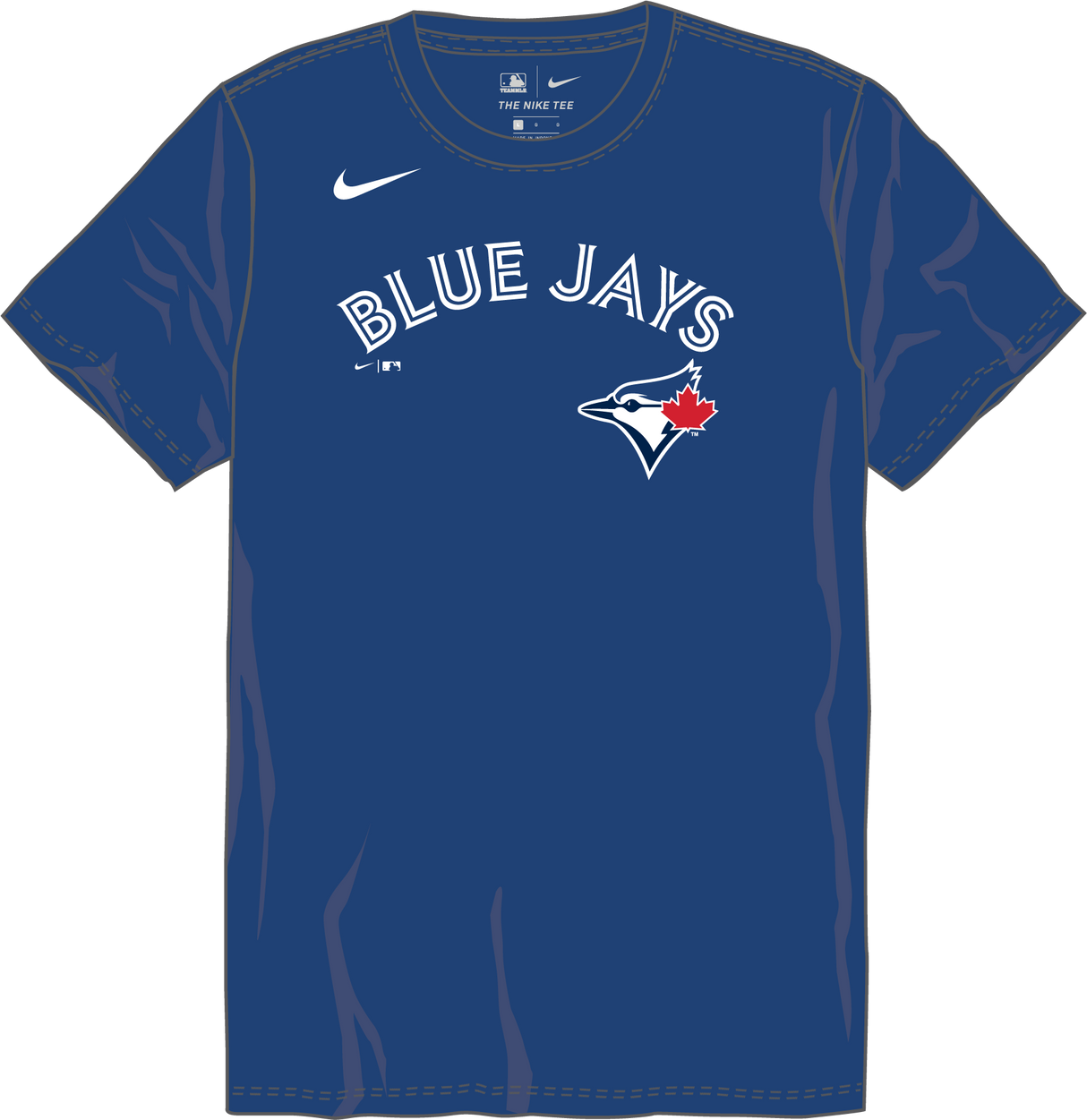Nike Toronto Blue Jays Youth Institutional Short Sleeve Crew Neck Tee Fan Gear MLB Toronto Blue Jays
