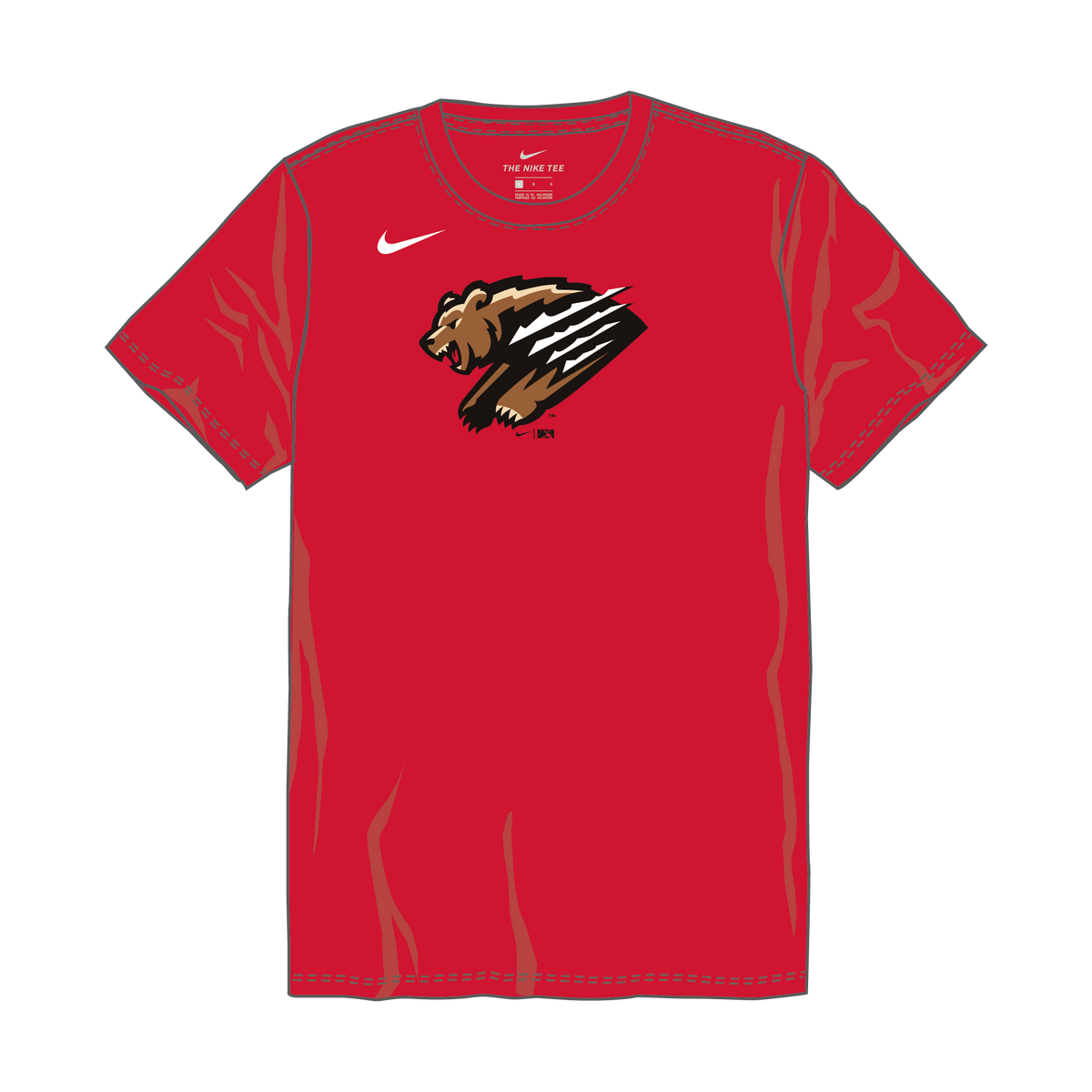 Nike Fresno Grizzlies Youth Institutional Short Sleeve Cotton Tee